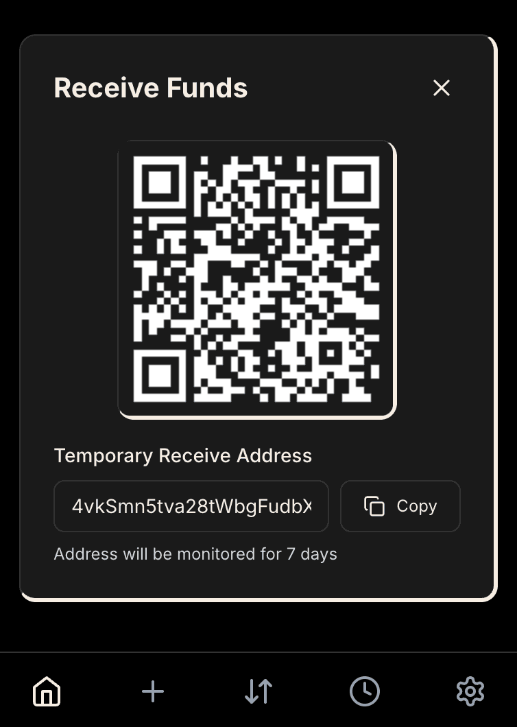 Hush receive interface